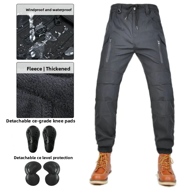 

VOLERO мотоциклетные защитные джинсы для мотокросса, дышащие водонепроницаемые брюки с эластичной резинкой на талии, велосипедные комбинезоны с завязками на ногах