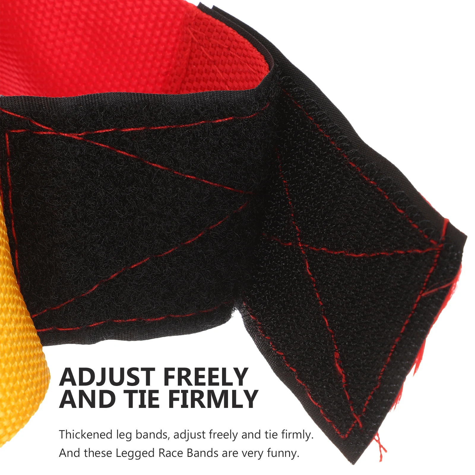 Bandas de carrera con patas gruesas y resistentes al desgaste, correas de juego ajustables de Color brillante para entrenamiento de trabajo en equipo al aire libre, reutilizables, 2 uds.