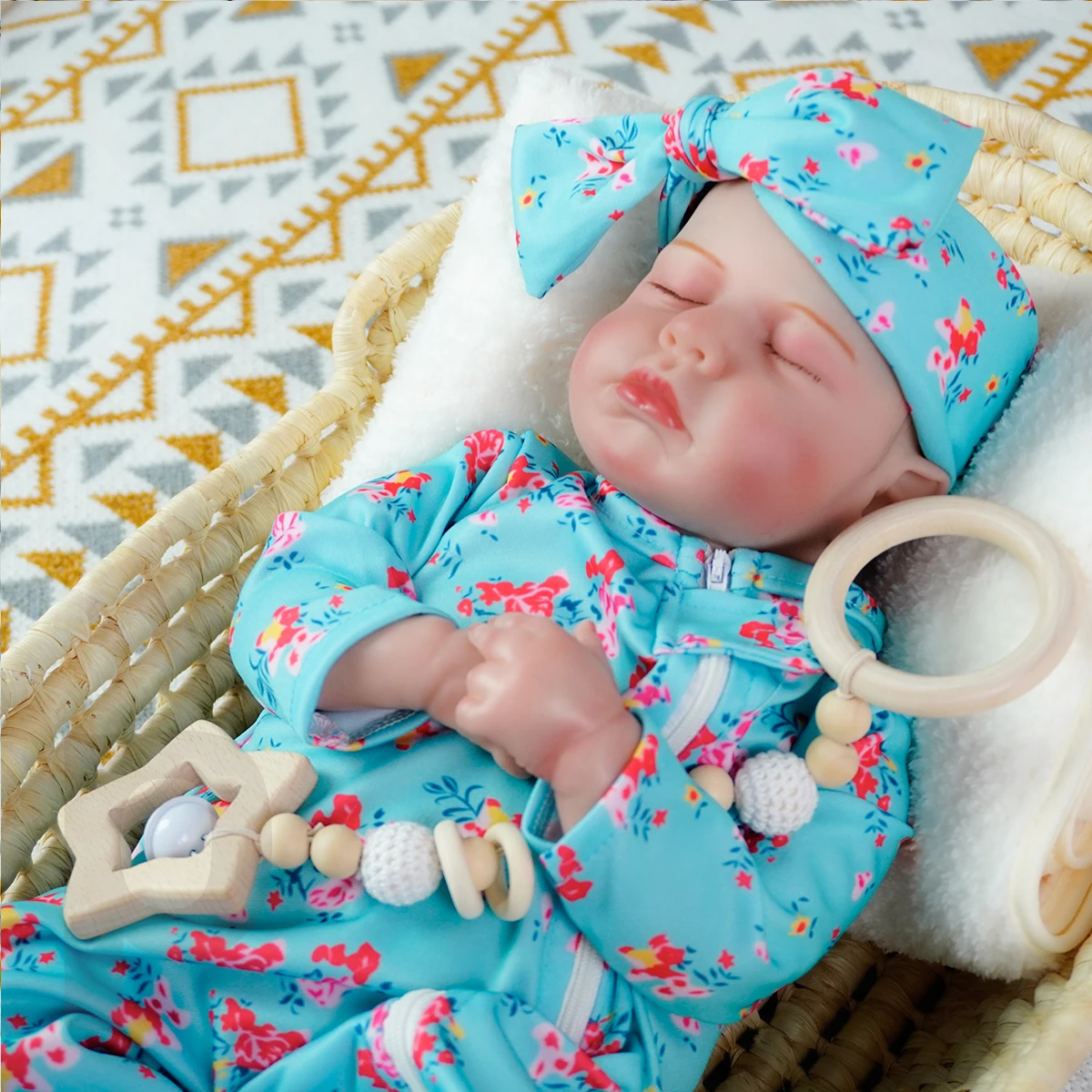 JOYORA 50CM LIKE A NEWBORN BABY BODY COMPLETO BAMBINO FASHIONABILE BAMBOLA REBORN BAMBOLA GIOCATTOLO DI ALTA QUALITÀ FABILE, REGALO DI NATALE
