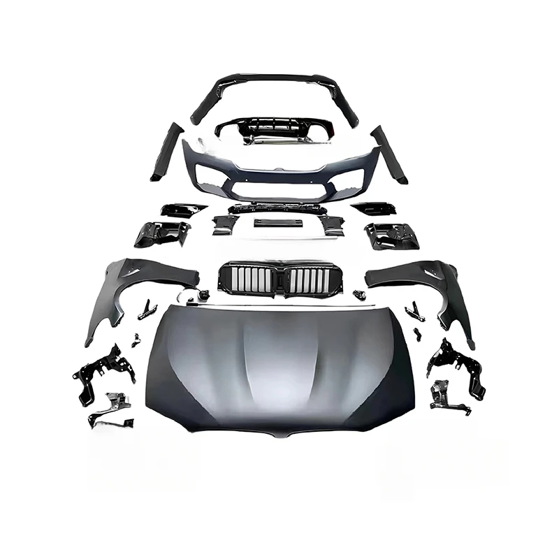 High-Quality Conversion Facelift Body Kit for F10 Old to New G30 LCI M Style Front and Rear Bumper Styling Parts