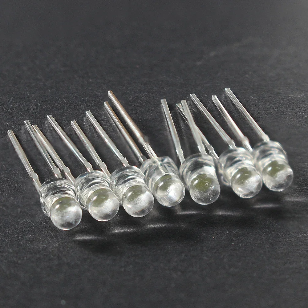 100PCS LED Diode 3MM Super Bright White Red Yellow Blue Green Led Lights Diodes