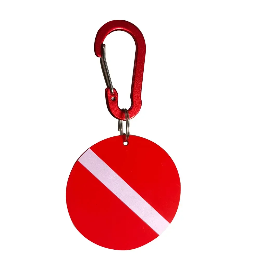 Diver Backpack Bag Luggage Tags Motorcycles Car Biker Cute Flag Scuba Diver Diving Keychains Tag Key Holder