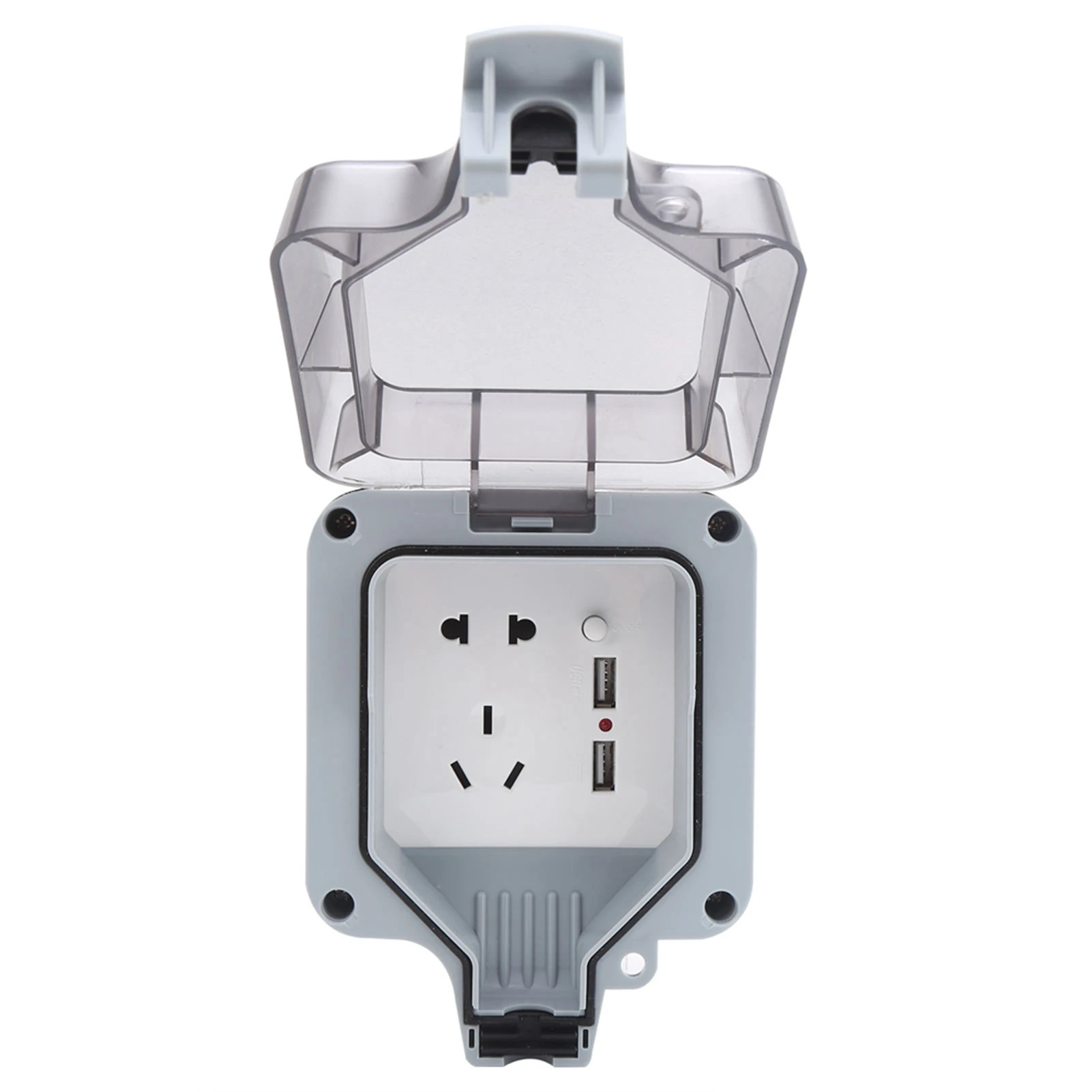 

Outdoor Waterproof Socket Box Rainproof Wall Electrical Outlets Industrial Component AC110‑250V Wall Power Socket
