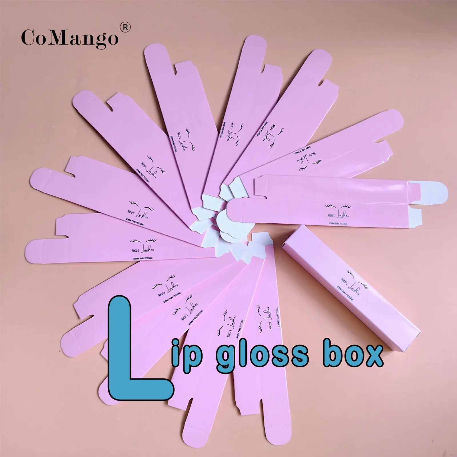 

Wholesale Makeup Lip Gloss Packaging Boxes Custom Logo Lipgloss Box Packaging Lipstick Empty Box Lip Gloss Packing Box Vendor