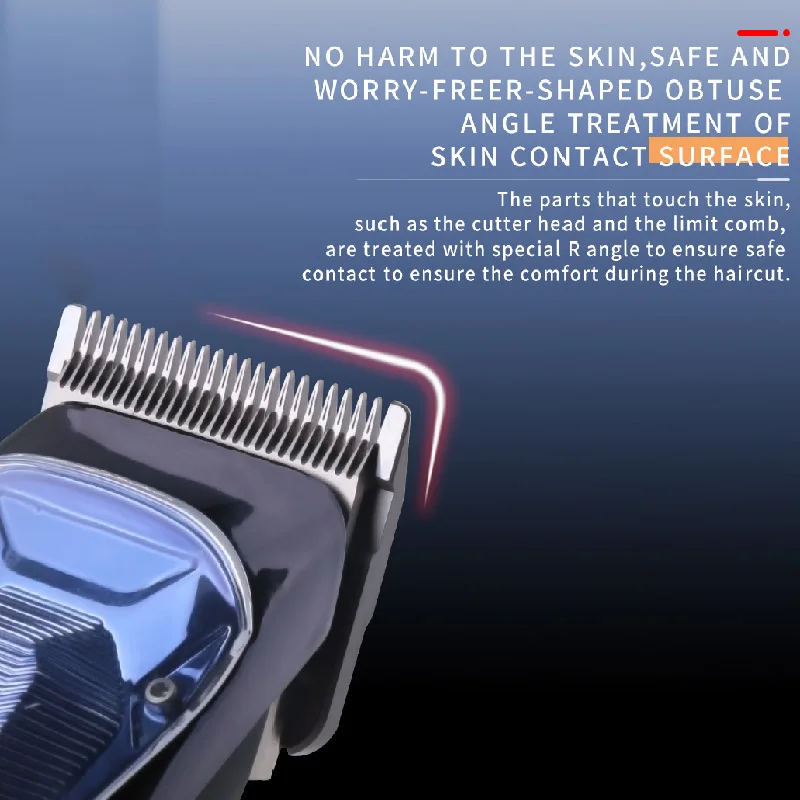 Kemei KM-3235 Professional Hair Clipper Adjustable Hair Trimmer For Men Barber Shop Electric Beard Haircut Machine Rechargeable