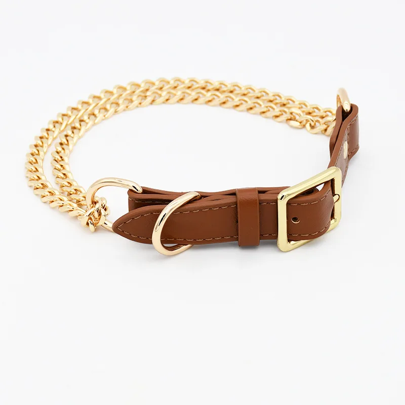Loudik Wholesale Pet Collar Leash Anti-bite Dog Walking Rope Chain Explosion-proof Medium and Large Dog Pet Supplies Accessories view 6