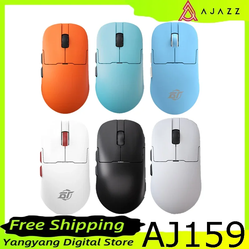 

AJAZZ AJ159/AJ159apex Bluetooth three-mode e-sports gaming mouse PAW3950 PAW3395 56g lightweight gaming mouse with cradle