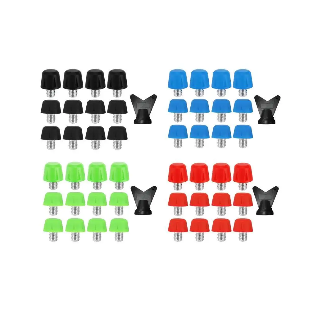 

Replacement Football Cleats Nylon Boot Spikes Threaded Studs Non Slip for Sport Training Shoes