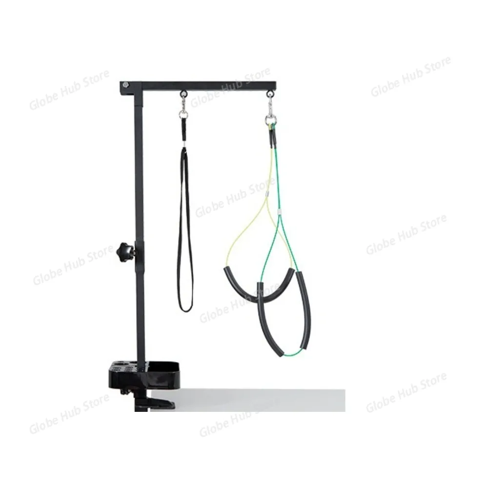 

Collapsible Pet Grooming Stand with Dog Restraint Arm, Portable Stainless Steel Adjustable Pet Grooming Rack