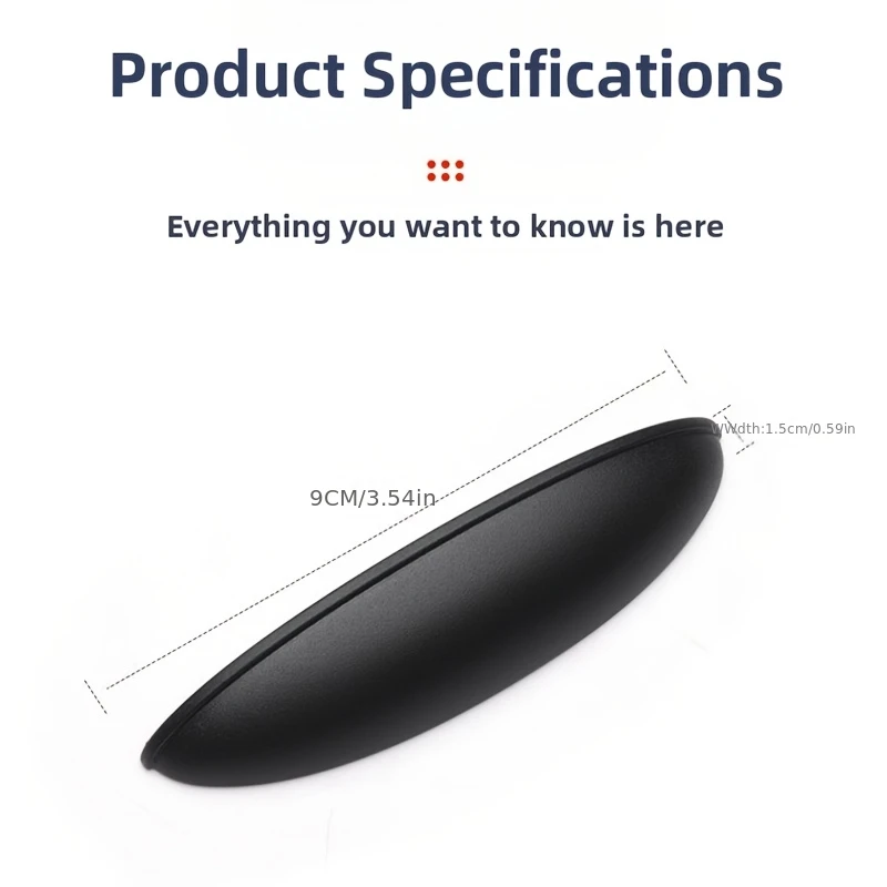 1 Buah Pelindung Hujan Kamera Belakang untuk Berbagai Model, Pelindung Hujan Tepi Lebar yang Dipertebal - untuk Kaca Spion Mobil, Truk, SUV