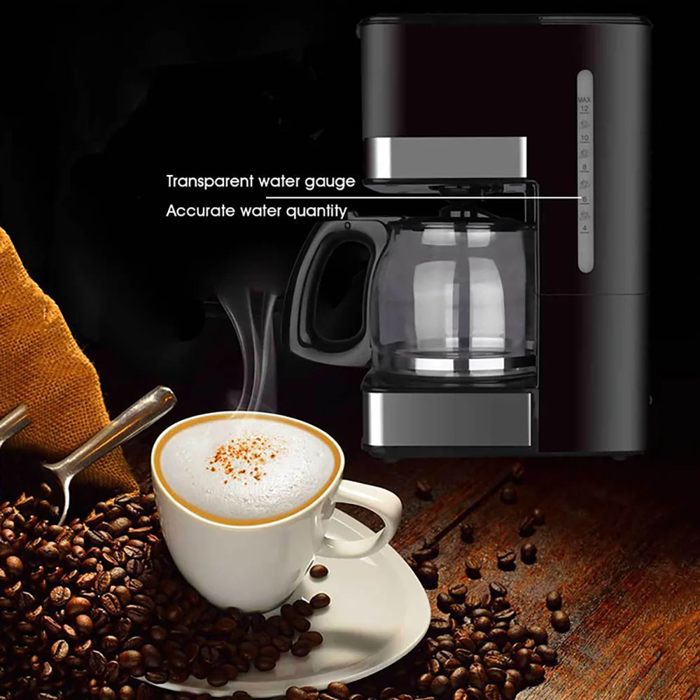 

Upgrade 1.5l Large -Capacity Coffee Grinder Household Office Use Fully Automatic Electric Dripping Coffee Machine