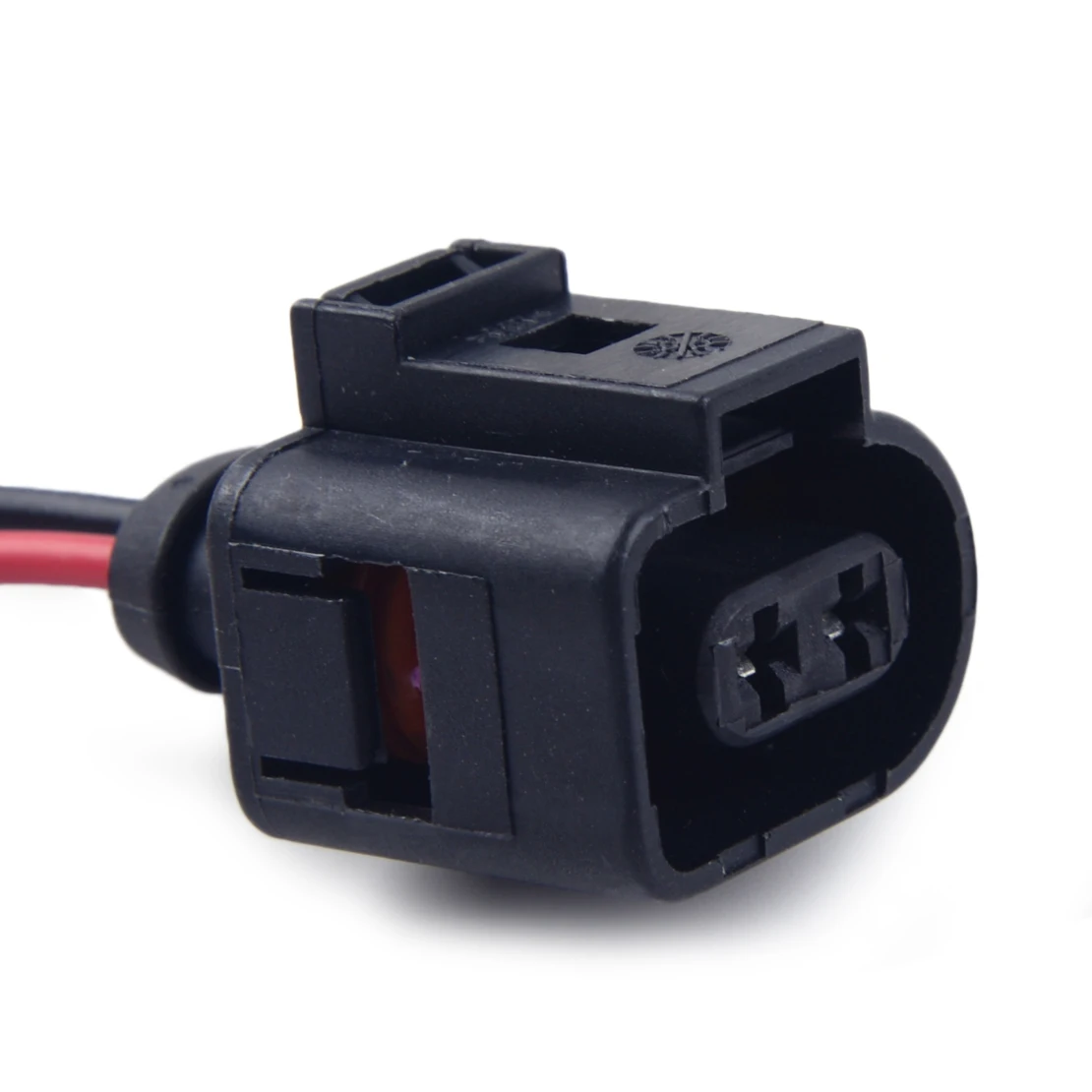 1Pc 2pin Fog Light Lamp Plug Pigtail Cable Connector Adapter Wiring 1J0973722 Fit for Audi A6 S6 VW Jetta Golf GTI MK4