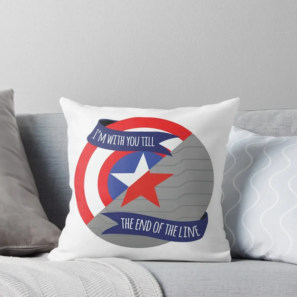 I'm With You Till the End Of The Line - Stevebucky Throw Pillow Decorative pillow case Cushions Cover Pillow Case