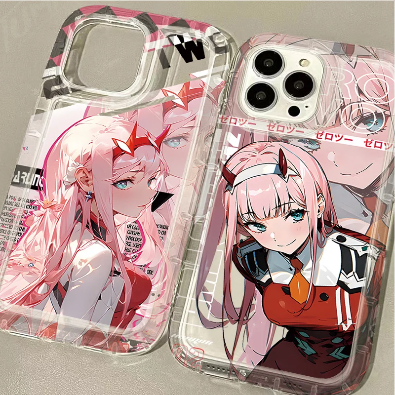 Anime Darling in the Franxx Case for Xiaomi Redmi Note 13 12 Pro Plus 12S 11 11S 10 10S 9 9S 8 Pro 12C 10C Clear Silicone Cover