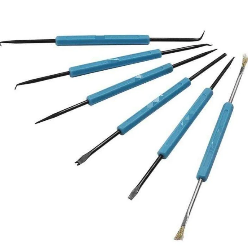 

6 шт., вспомогательный инструмент для распайки, вспомогательные инструменты для пайки, вспомогательные инструменты для сварки печатных плат, набор для чистки печатных плат, вспомогательный инструмент для ремонта