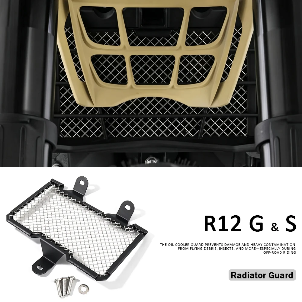 Radiator Grille Guard Oil Cooler Protector Cover For BMW R 12 G/S R12GS 2025 2026 Motorcycle Accessories