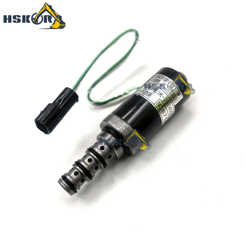 40C07-109 for KDRDE5K Solenoid Valve Compatible for SK200 6E - 20/40C07-109
