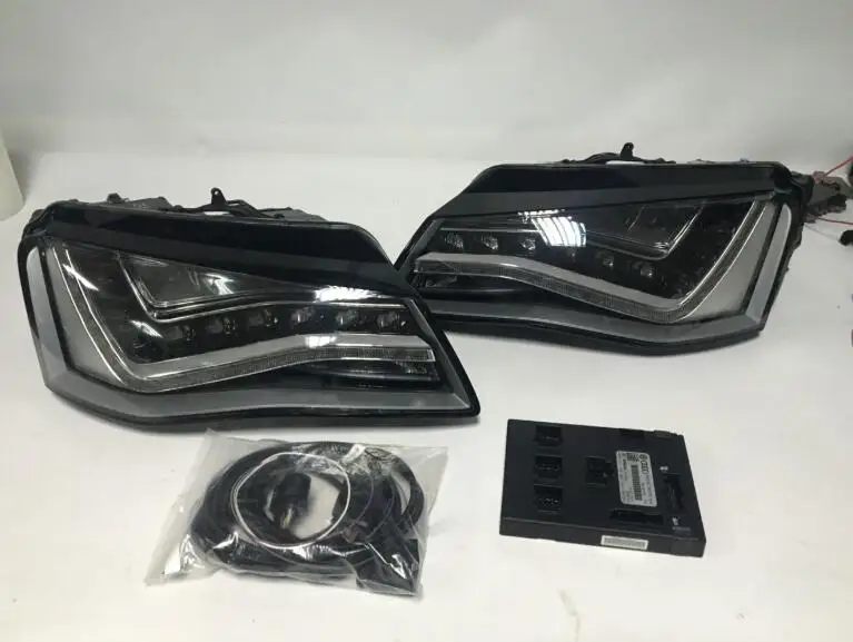 1pcs A8 headlight car accessories,bumper lamp for A8,(pls write your car name+year+picture in order) A8 daytime light,LED