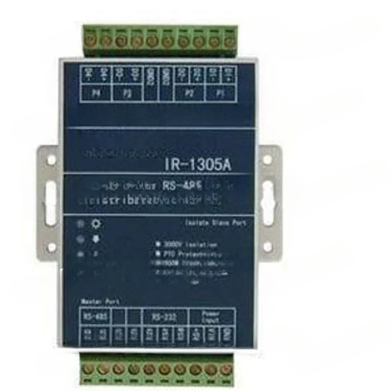 IR-1305A: Industrial-Grade Opto-Isolated Distributor RS-485/232 Main Port Expands 4-Way RS-485