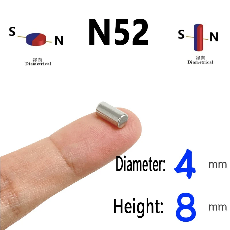 Radial Magnet Magnetic 6x8 6x10 2x10 4x10 5x15 5x20 8x8 10x10 10x8 Mm Encoder AS5600 AS5040 AS5045 AS5047 AS5048 AS5145 AS5147