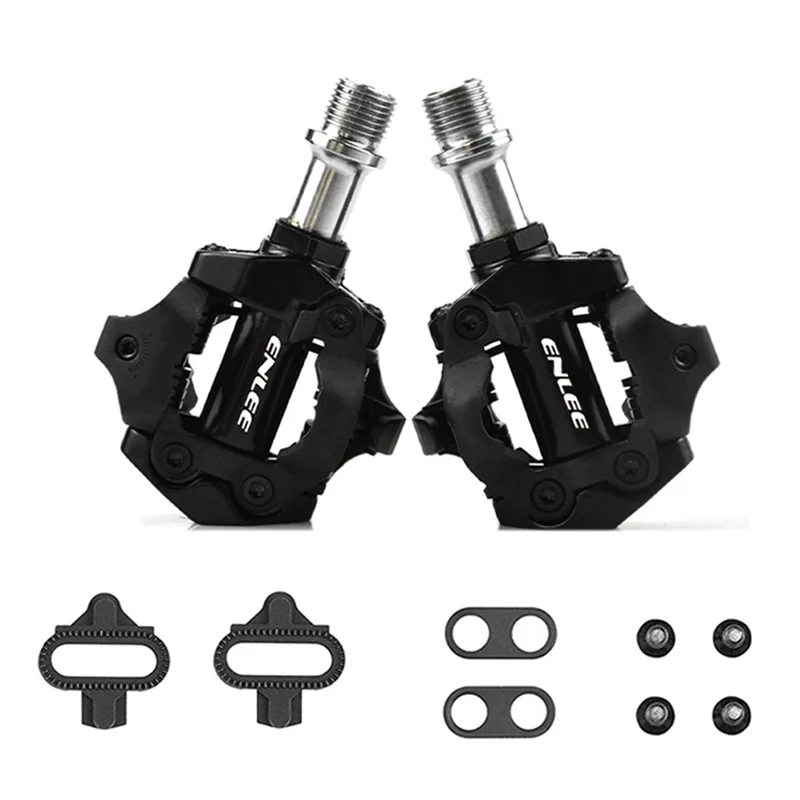 A29Z-ENLEE Mountain Bike Lock Pedal SPD System Bike Lock Pedal Non-Slip Seal Bearing Lock Accessories