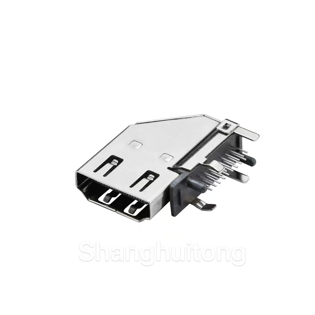5PCS HDMI side socket socket copper shell gold-plated nickel bent foot 90 degree industrial control motherboard interface connec