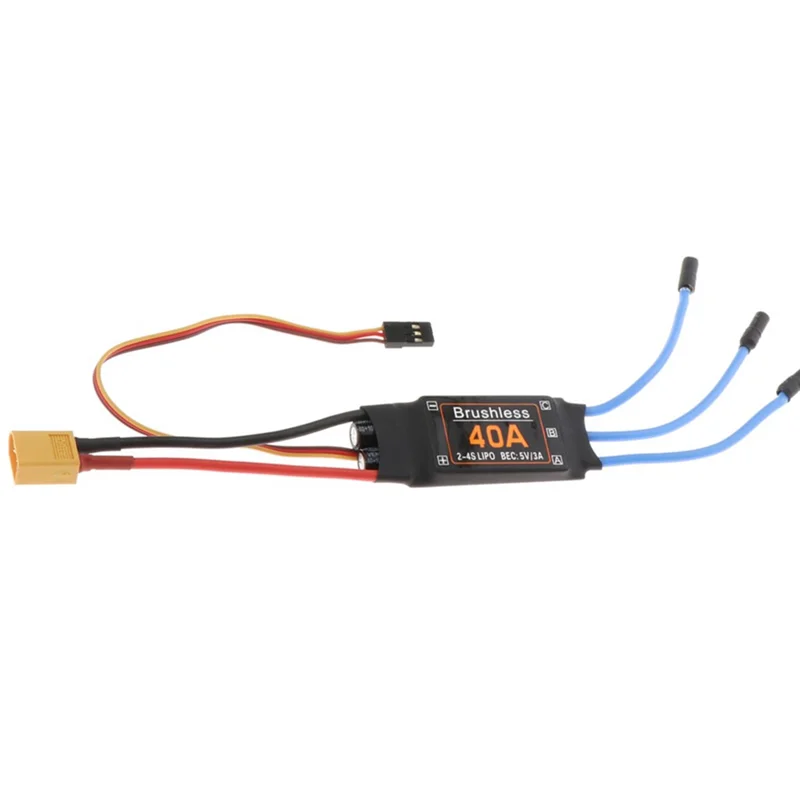 DELAM-40A Brushless ESC XT60 Spina Durevole Componenti RC Accessori Regolatore di velocità Motore FPV Quadcopter Elicottero