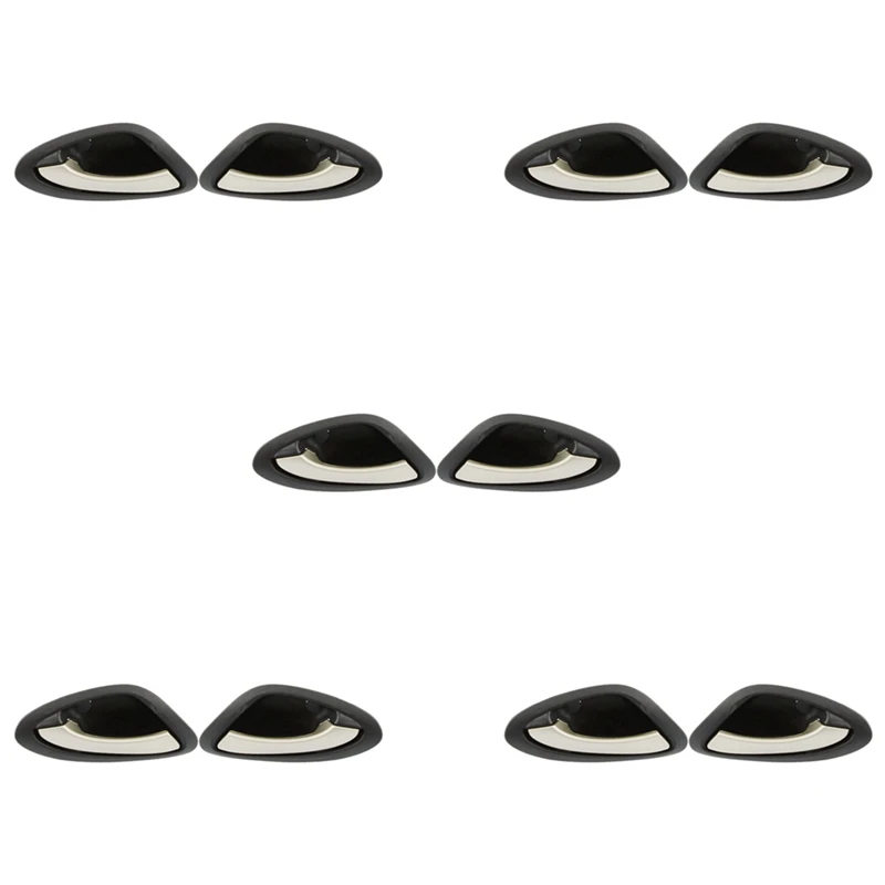 5X Black Color Car Inner Door Handle Interior Handles For HONDA FIT JAZZ CITY GD 2003-2008 72160-SEN-H11 72120-SEN-H11