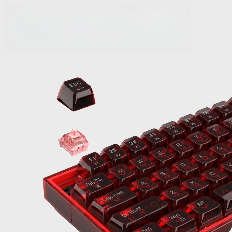 Mloong Genuine K680 V2 Wired Mechanical Keyboard 68 Keys Type-C Interface Gaming Keyboard Compact Beautiful Senior Convenient