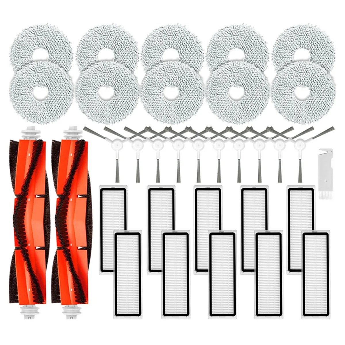 Voor Xiaomi Robot Vacuüm S10 + / S10 Plus Accessoires Hoofdborstel Zijborstel Hepa Filter Dweil Doek Reserveonderdelen