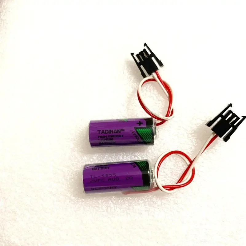 1pce TL-5955 3.6V 2/3AA With Plug PLC Lithium Battery