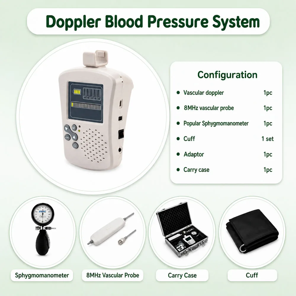 Veterinary Vascular  Pressure System Portable  For Large Small Animal Clinic Vital Sign Diagnostic Checking