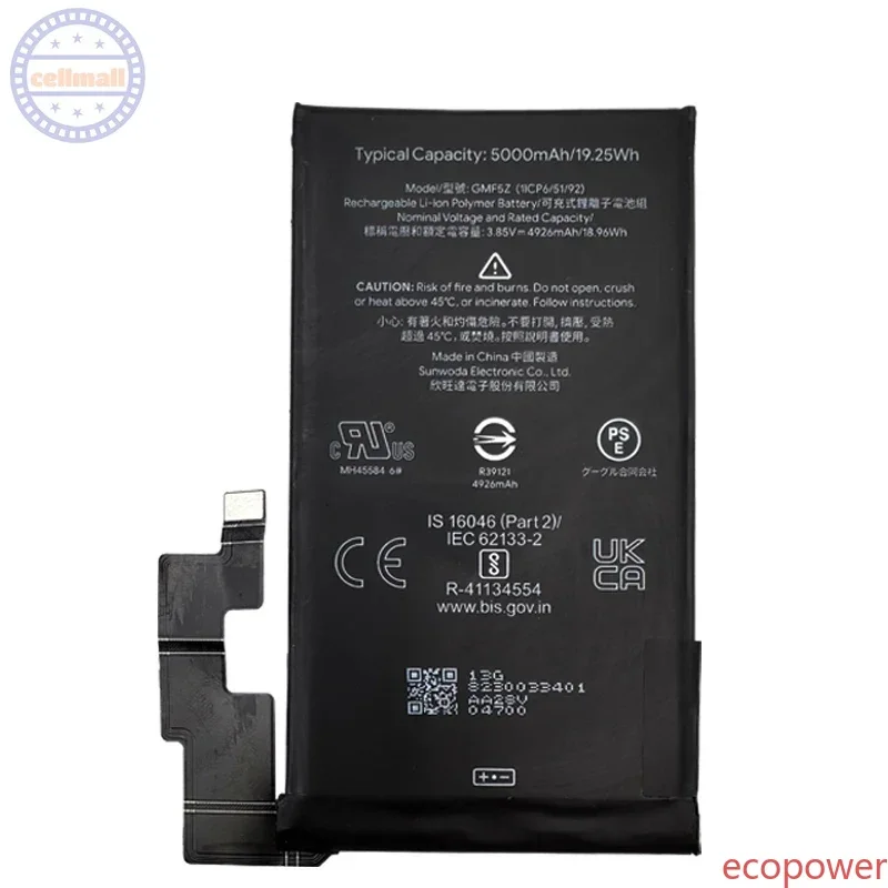 5000mAh Fast Shipping Brand New Battery GMF5Z For HTC Google Pixel7 Pro Mobile phone Premium Replacement Battery +Tools