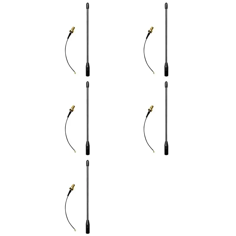 

ABKQ-5X Soft Antenna SMA Male Wireless Figure Transmission Data High Gain 10Dbi Wifi Halow Whip Antenna With Adapter Cable A