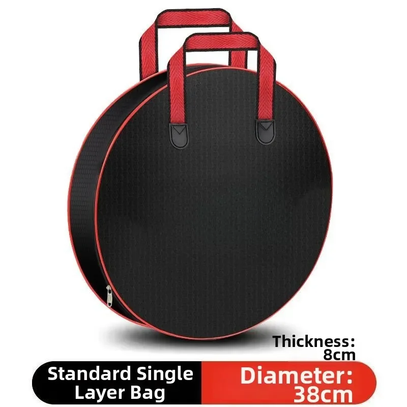 Round Fishing Net Carrier Bag Constructed from Thick Waterproof Canvas Designed Specifically for Landing Nets and Fish Keepers