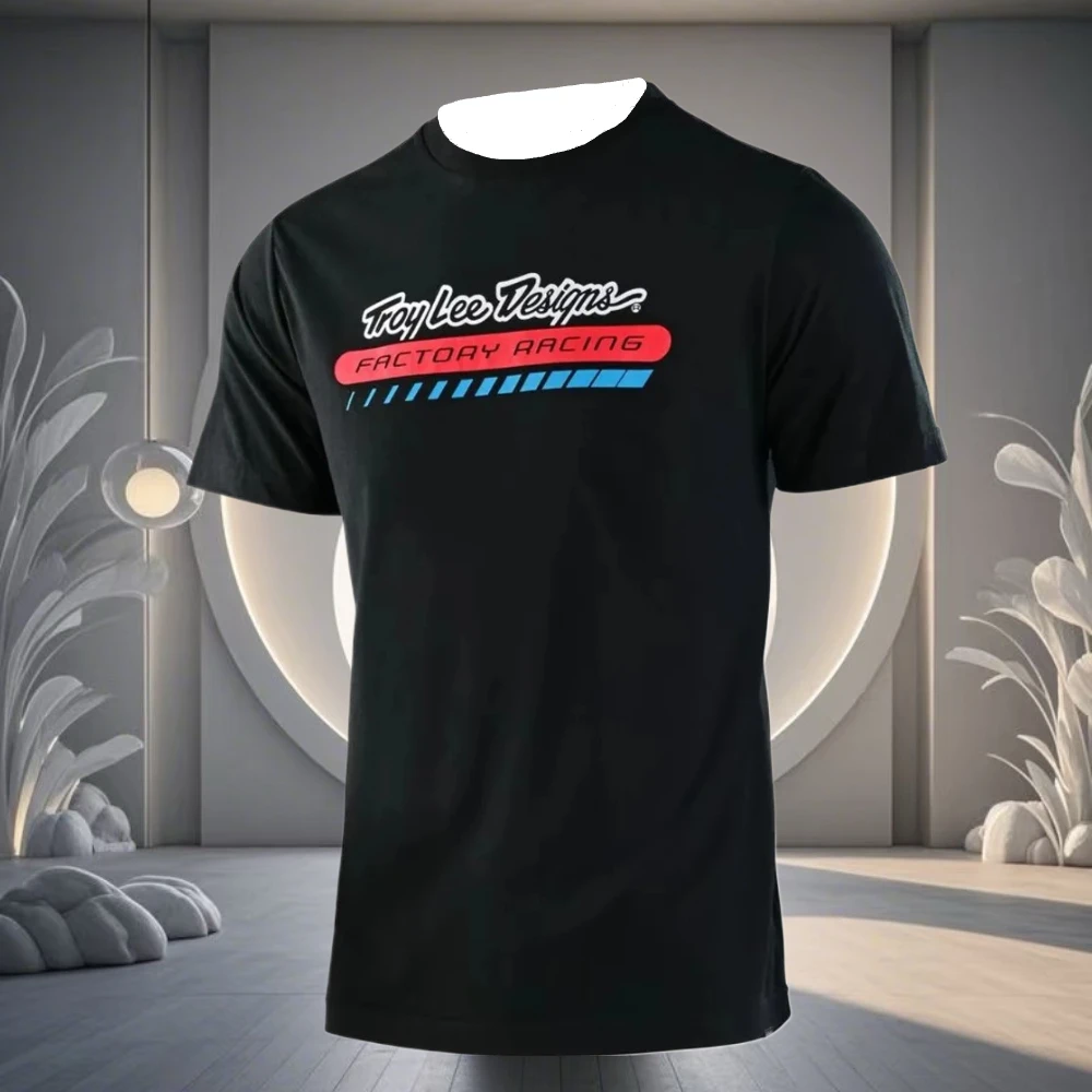 

Hot T-Troy Lee 2025 года, мужская футболка с 3D-комиксами и подписью, дышащая футболка, подходящая для мужчин и женщин