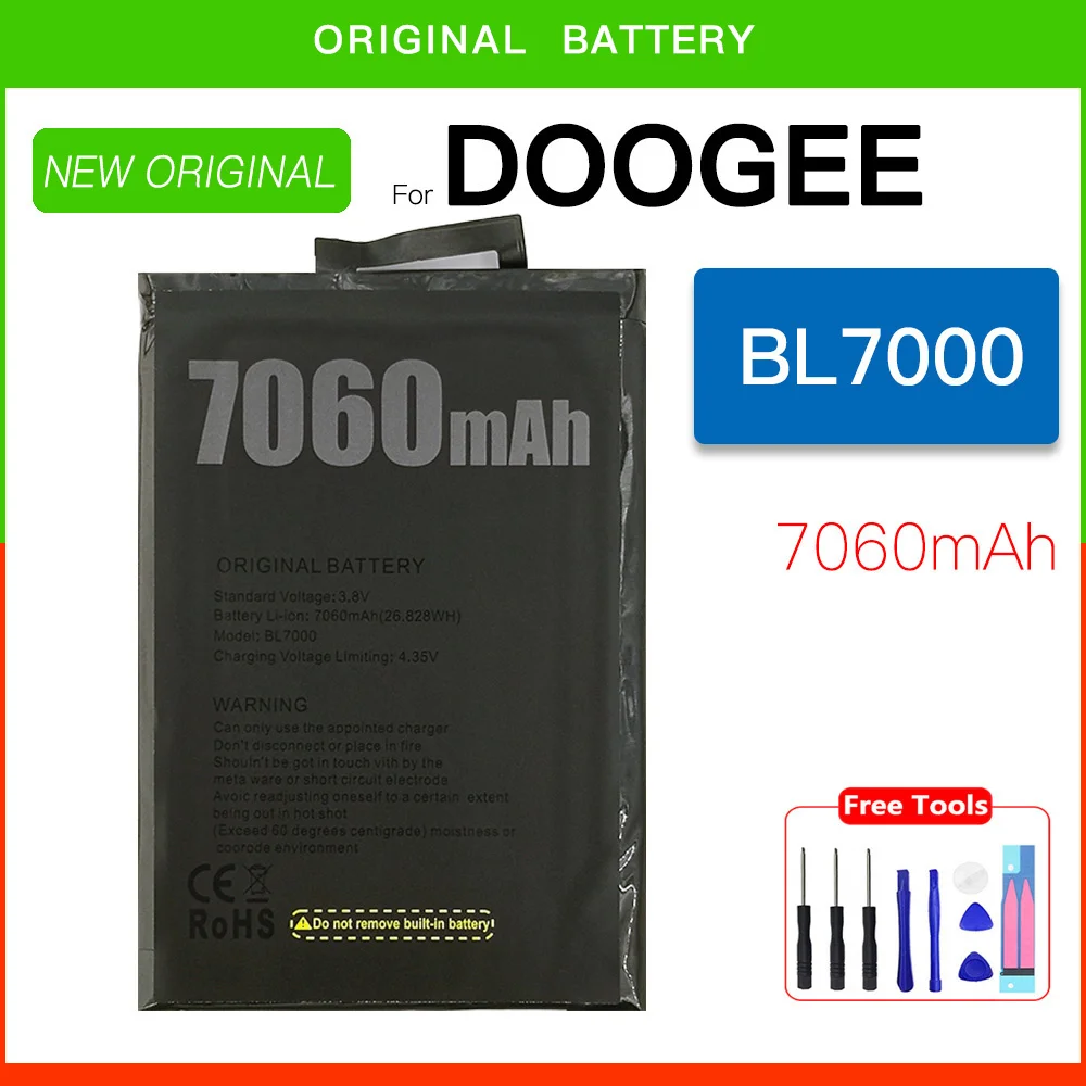 100% Original Replacement 7060mAh Battery For DOOGEE BL7000 High Quality Mobile Phone In Stock + Tracking Number