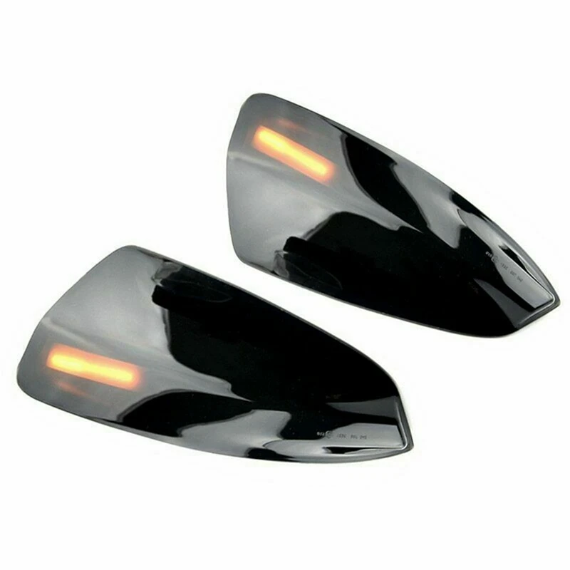 For Mercedes-Benz C-Class W204/Viano Vito W639/ML W164 LED Dynamic Turn Signal Light Flowing Blinker Indicator Black Housing