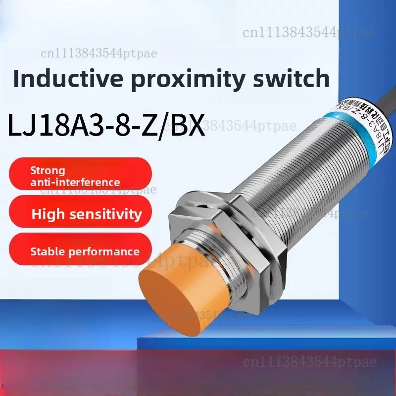 Proximity Switch Lj18a3-8-zbx Sensor Second Line Npn Normally Open 24 Dc Metal Sensor M18