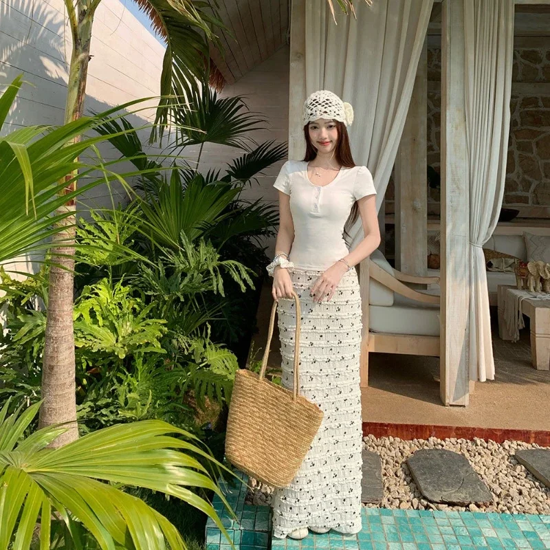 طقم تنورة نسائي مكون من قطعتين للمكتب وظيفة جديدة لمطابقة المناسبات الرسمية كوريا أنيقة للمناسبات والعطلات 2025 ملابس نسائية #4