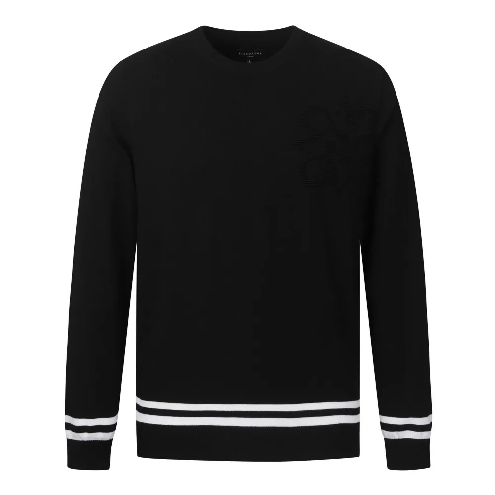 ST ANDREWS Sports Style! Men\'s Golf Trendy Knitted Sweater! Classic and Versatile, Luxurious Design, Soft To The Touch!