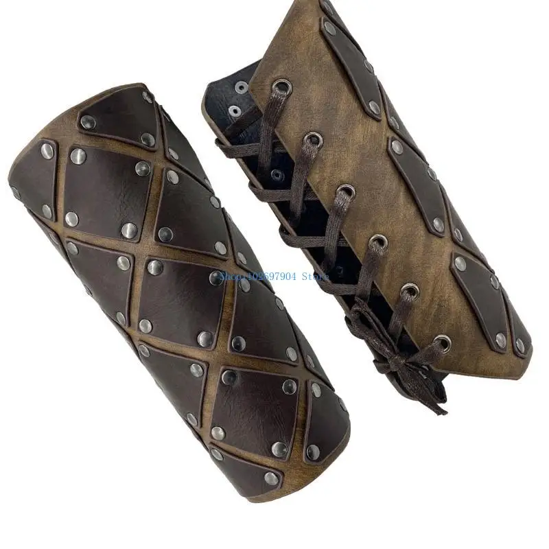 N7YF – protège-poignet Vintage Punk médiéval pour hommes, à mode pour les fêtes les Festivals