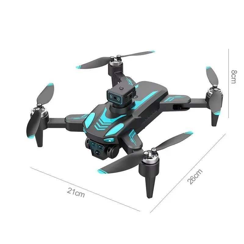 Brushless Quadcopter Drone with Optical Flow Positioning and Three Cameras for Aerial Photography