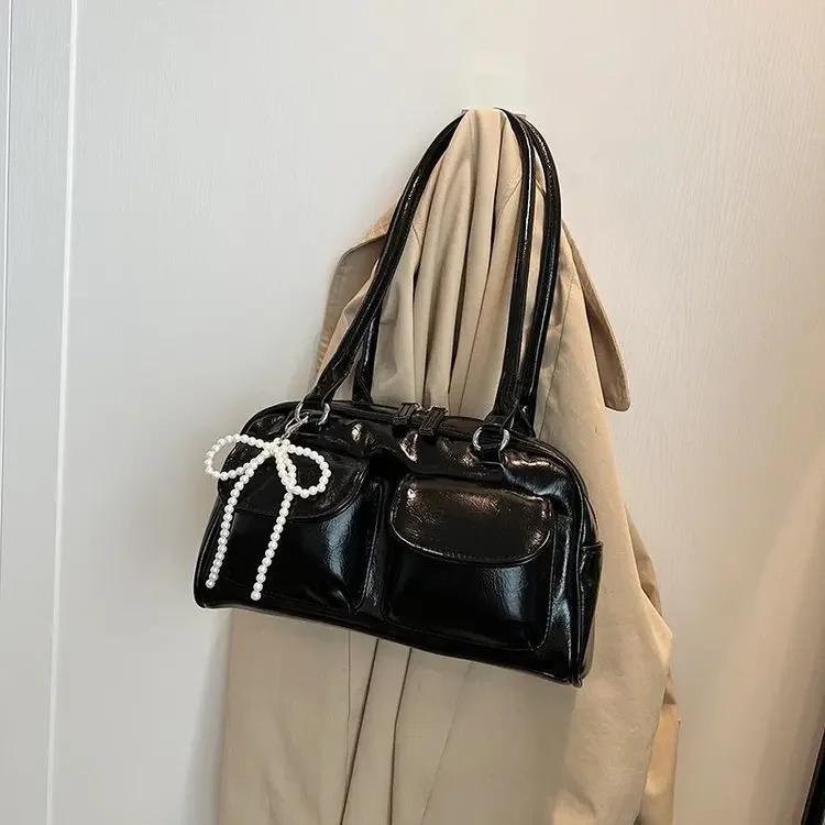 

Women's Underarm French Bread Bag Versatile Shoulder Bag Commute Crossbody Bag Spring Summer Korean Style High-End Vintage