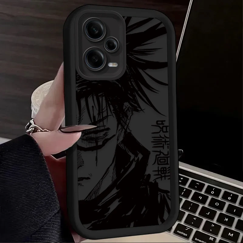 Jujutsu Kaisen Phone Case for Xiaomi Redmi Note 13 12 11 Pro Plus 4G 5G 12S 11S 10S 10 9 9S 8 12C 13C A3 Soft Silicone Funda