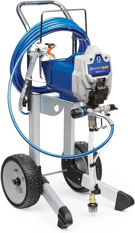 17G180 Magnum ProX19 Cart Paint Sprayer, น้ําเงินและขาว