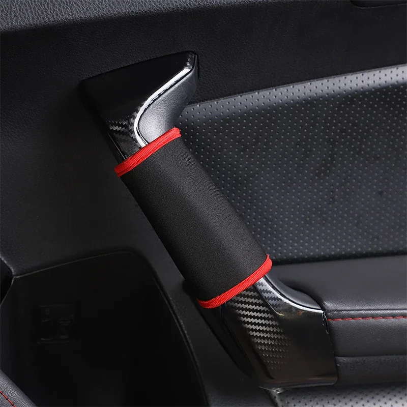 

For Subaru BRZ/Toyota 86 2012-2020 Black Car Door Handle Protector Cover Inner Door Handle Cloth Cover Interior Car Accessories