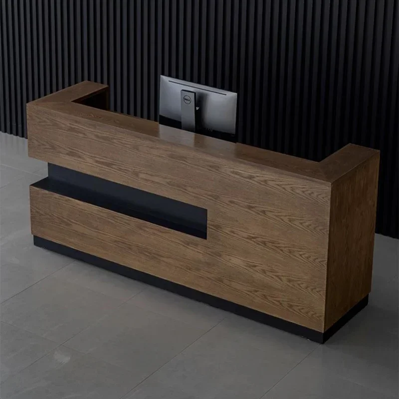 Office Restaurant Reception Desk Counter Conference Small Reception Desks Console Checkout Recepcion Mostrador Luxury Furniture