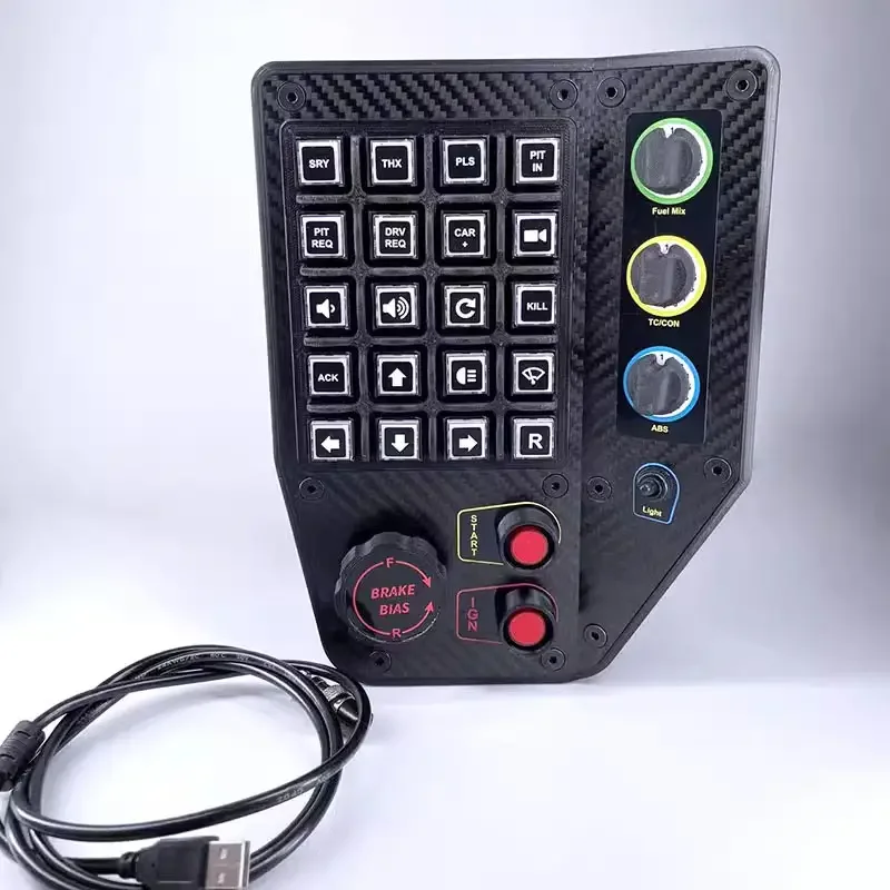 Simulation Racing Multi-function Instrument Center Control Button Box PC USB For Euro Truck Fanatec Thrustmast Logitech