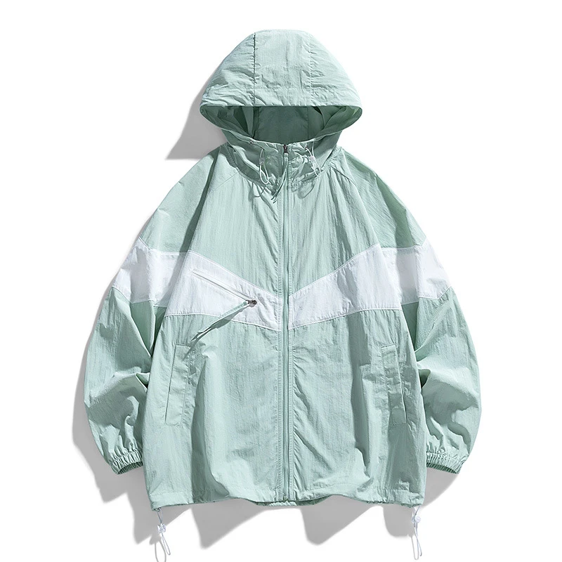 Sommer Herren Ultraleichte Hautjacken Outdoor Herren Sonnenschutz Dünne Atmungsaktive Kapuzenjacken Schnell Trocknende Herren Angeljacken Kleidung